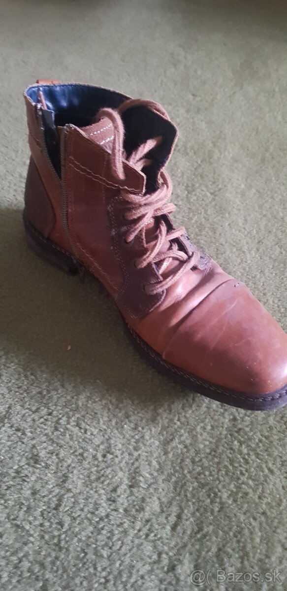 Kožené Baťa topánky, veľkosť 40 - 3