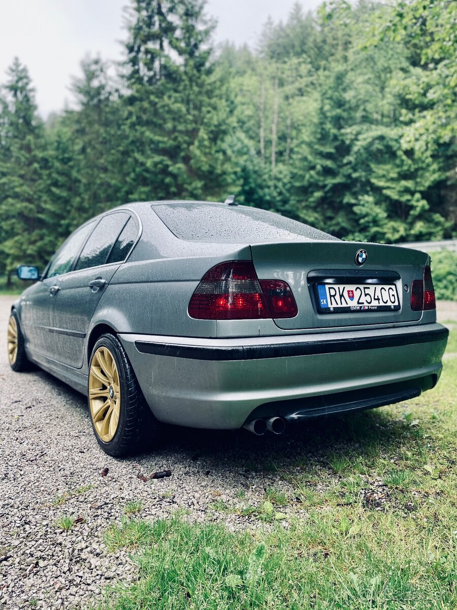 Bmw e46, 150 kw M57N, automat, silber grau - 3