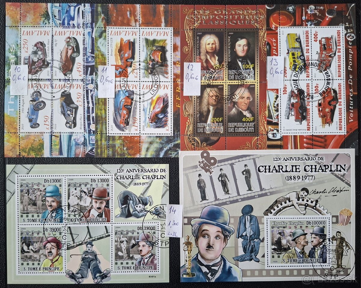 Postove znamky 4 (98poloziek) - 3