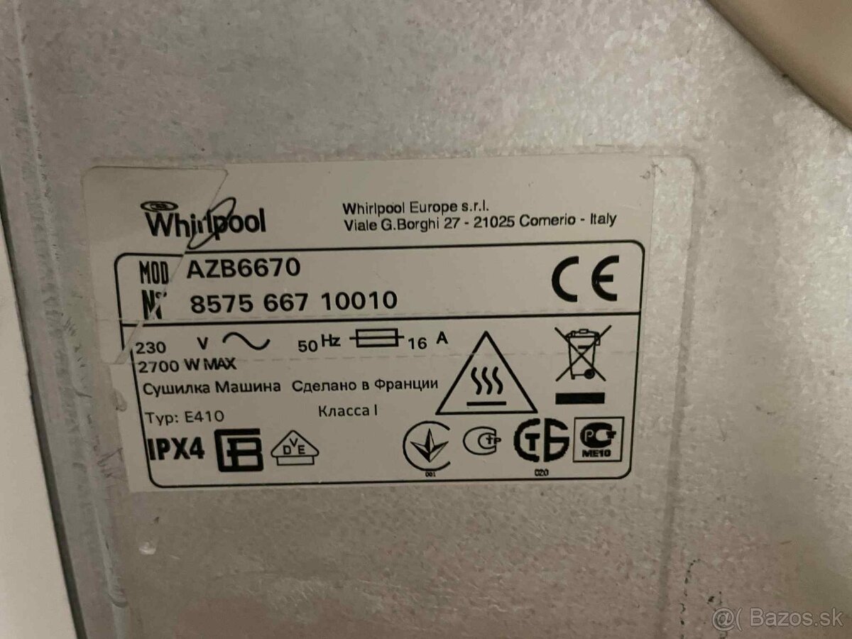 Sušička Whirpool - 3