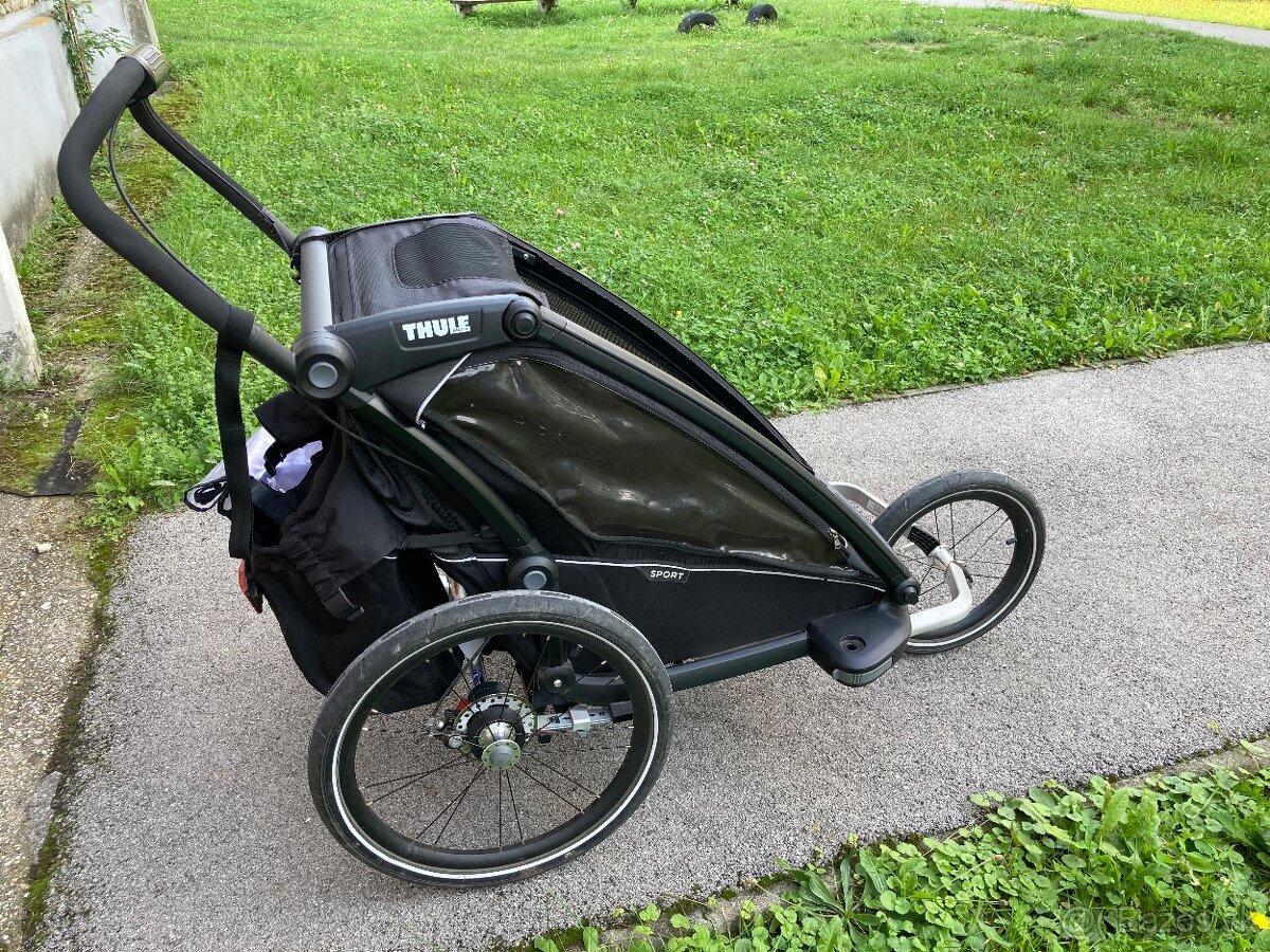 Predám vozík Thule Chariot Sport 1 + RunSet - 3