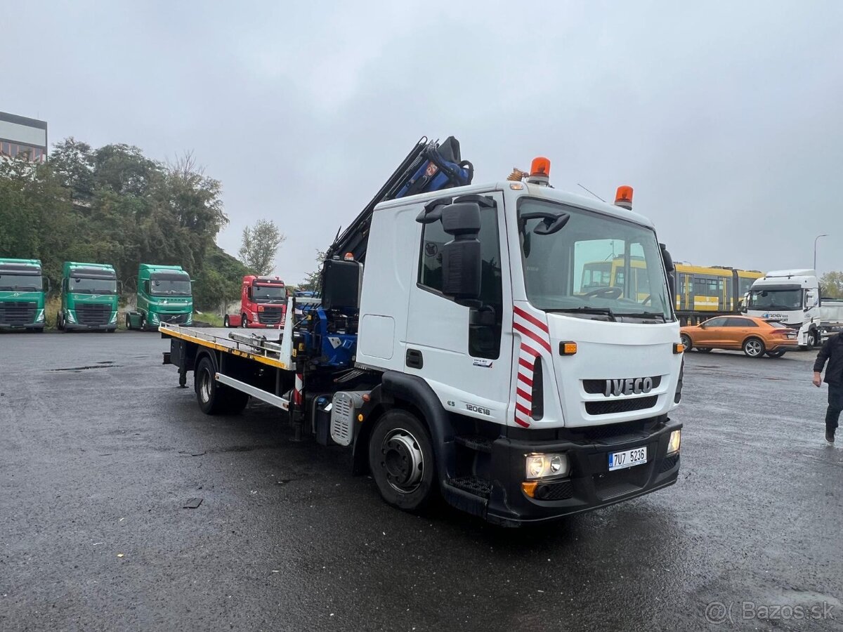 odtahový speciál Iveco Eurocargo 120E18 hydraulická ruka - 3