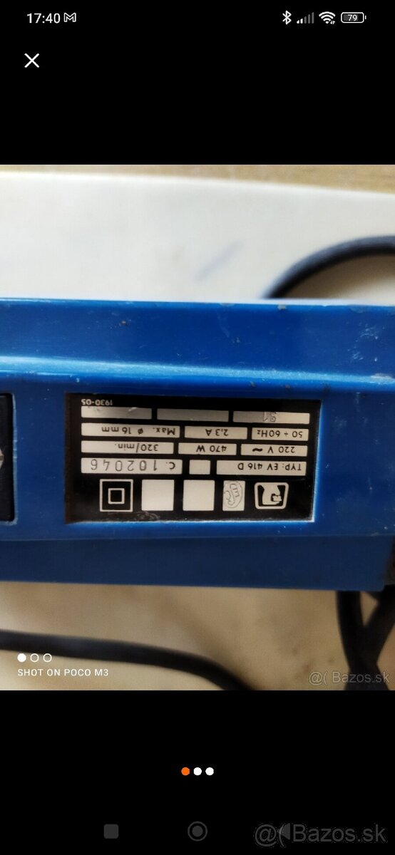 Vŕtačka EV 416 so stojanom - 3