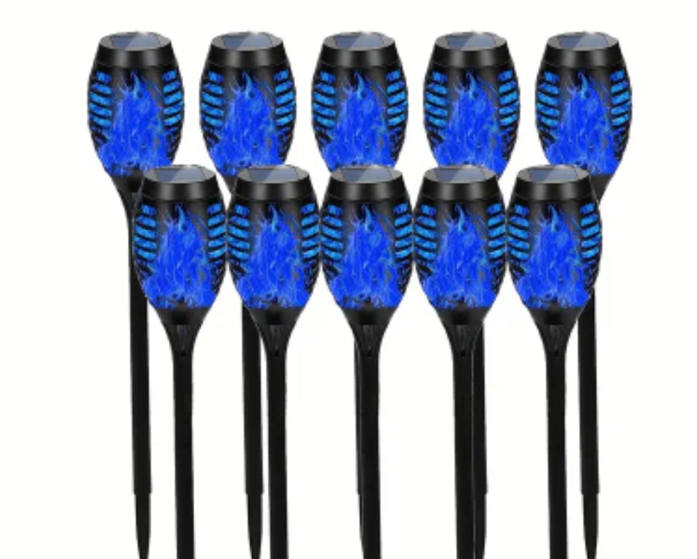 Zahradne solarne modre svetla - lampy - 3