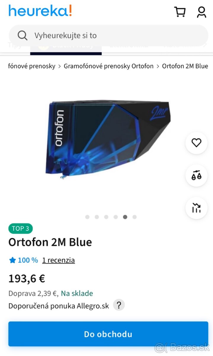 Gramofon Pro-Ject + Ortofon 2M Blue - 3