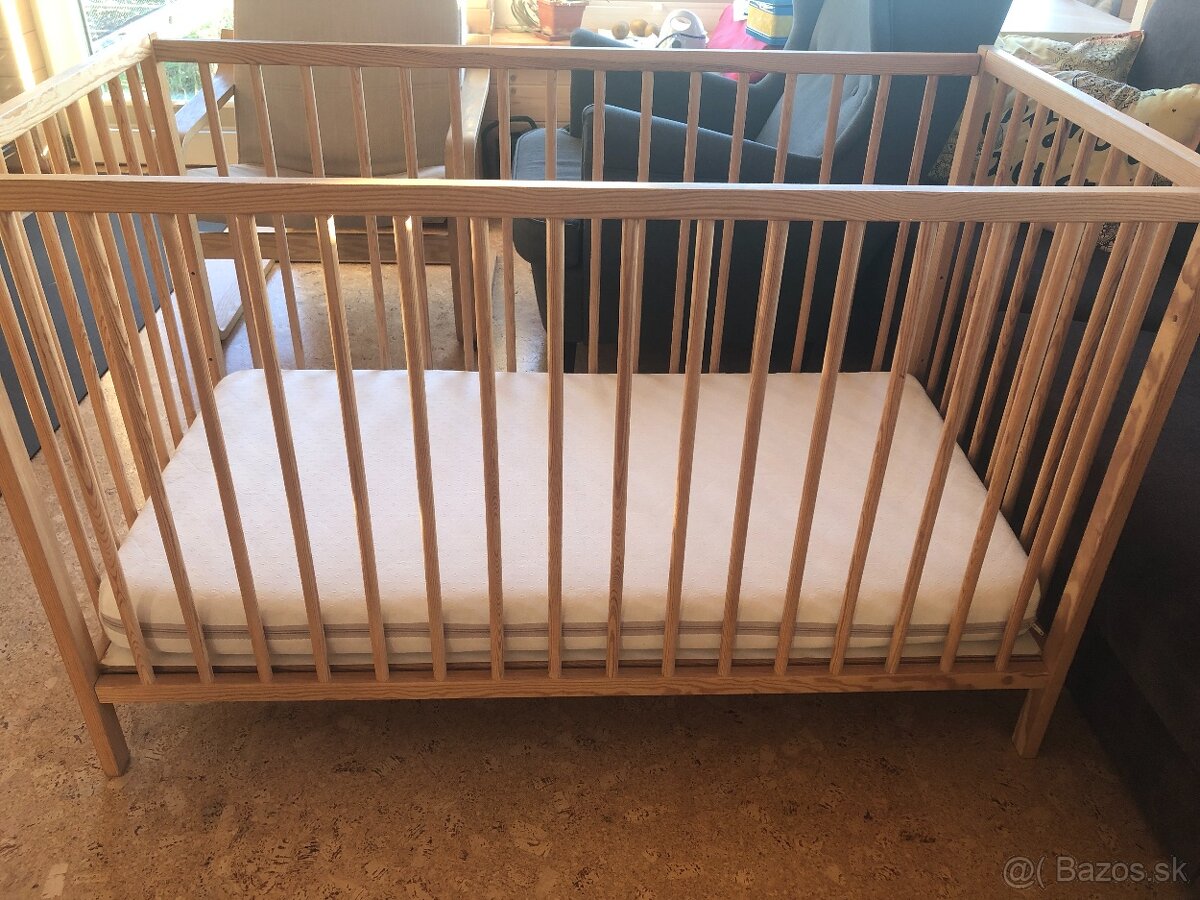 Detská postieľka 120 x 60 cm - 3