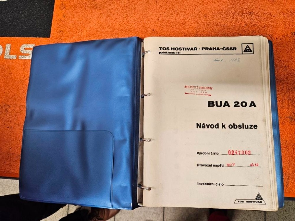 TOS BUA 20 / bruska hrotová - 3