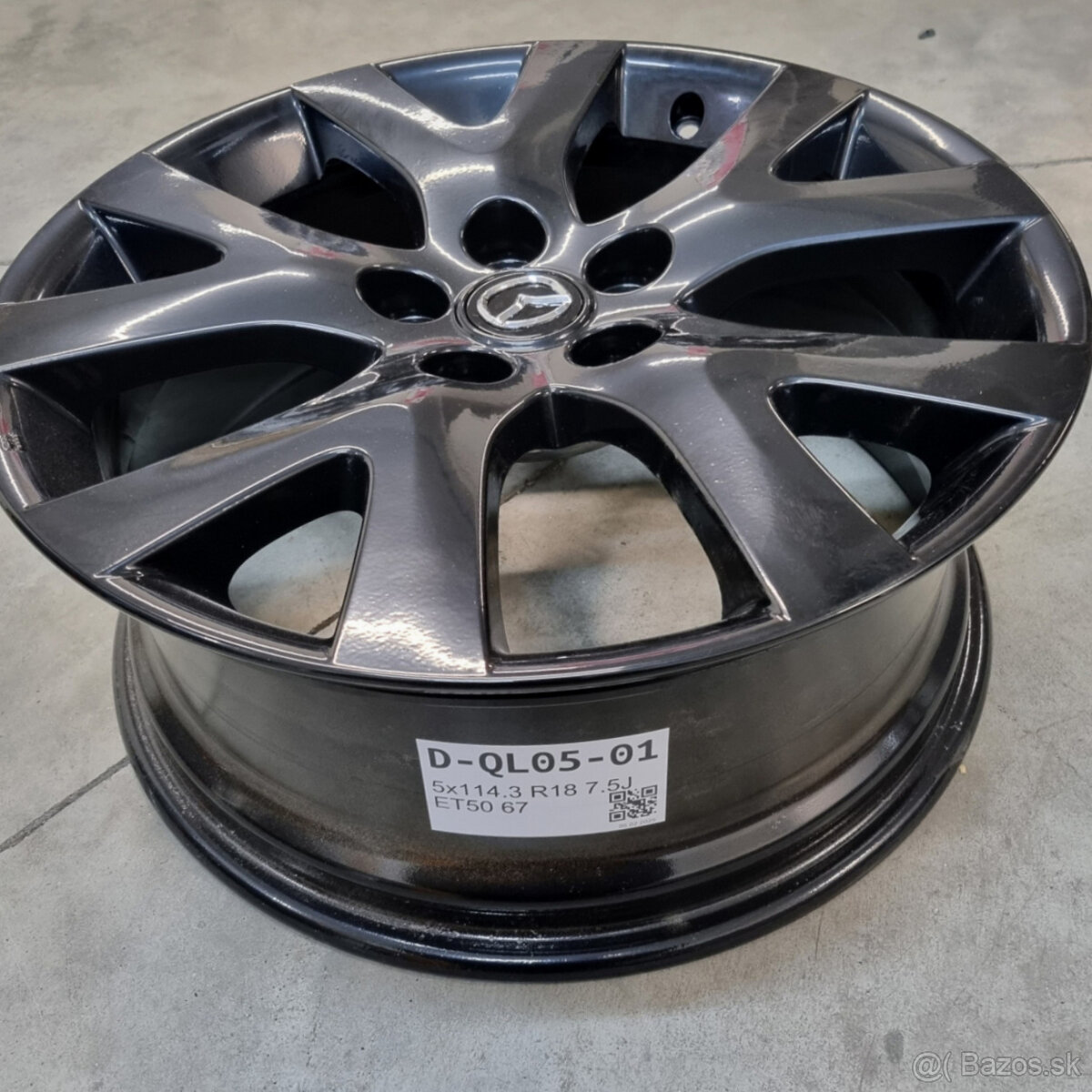 Hliníkové Mazda disky 5x114,3 R18 7,5J ET50 - 3