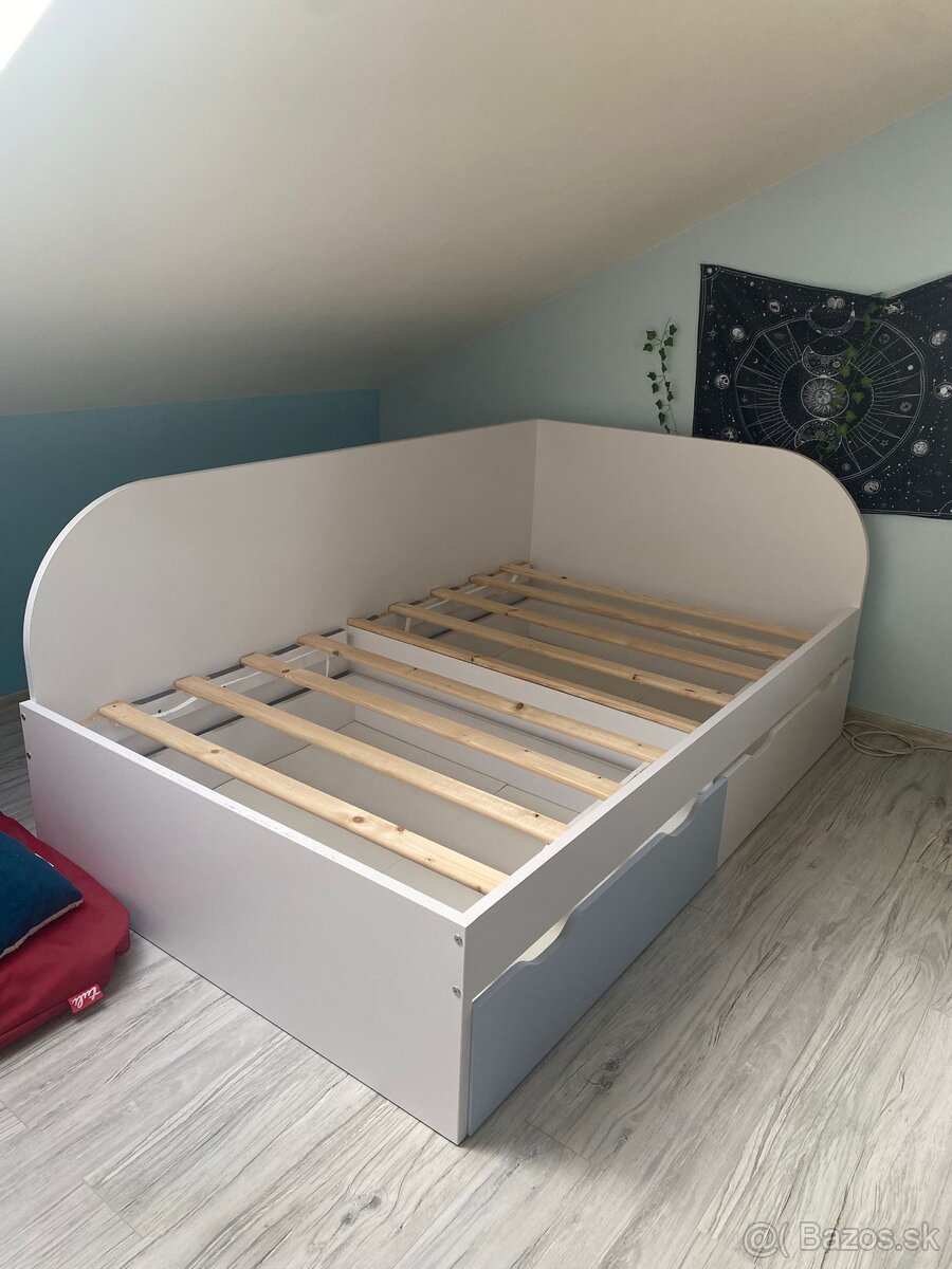 Predám posteľ 120x200 s matracom - 3