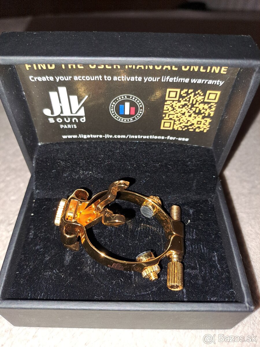 Ligatúra JLV na kovovú hubicu- B tenor saxofón - 3