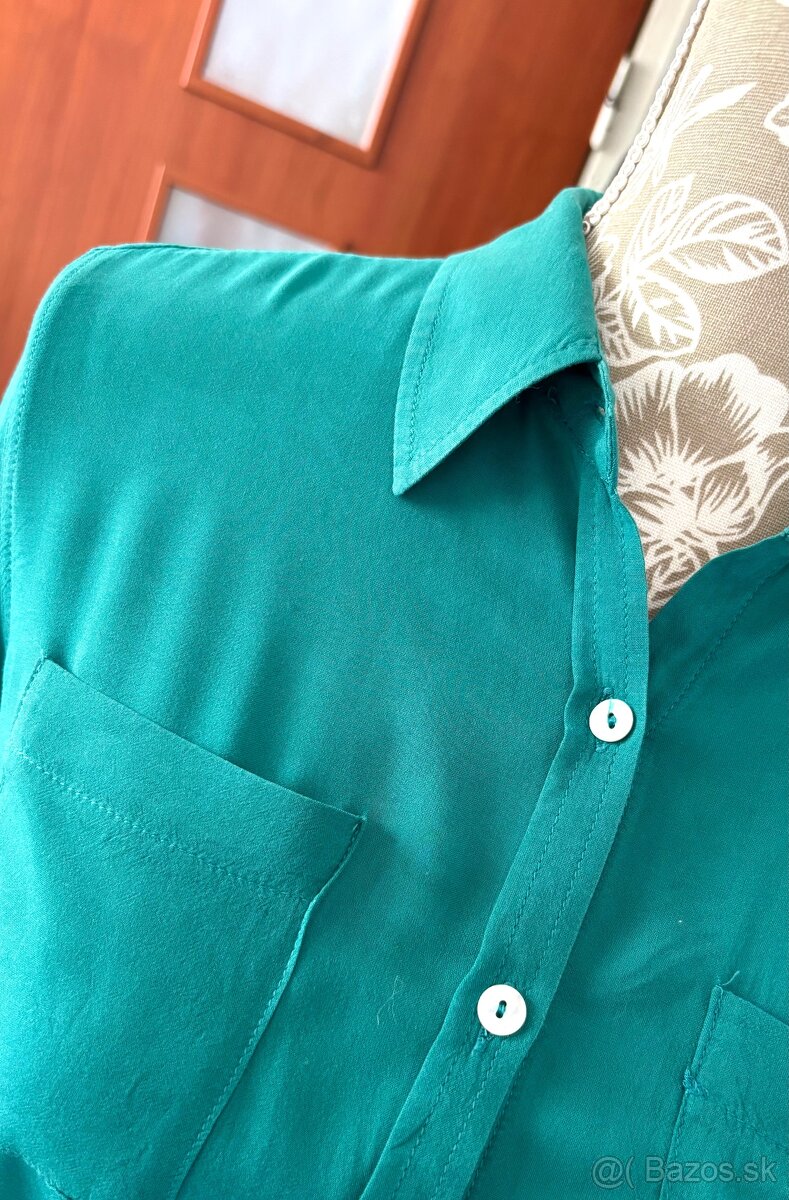 Jemná zelená blúzka - 3