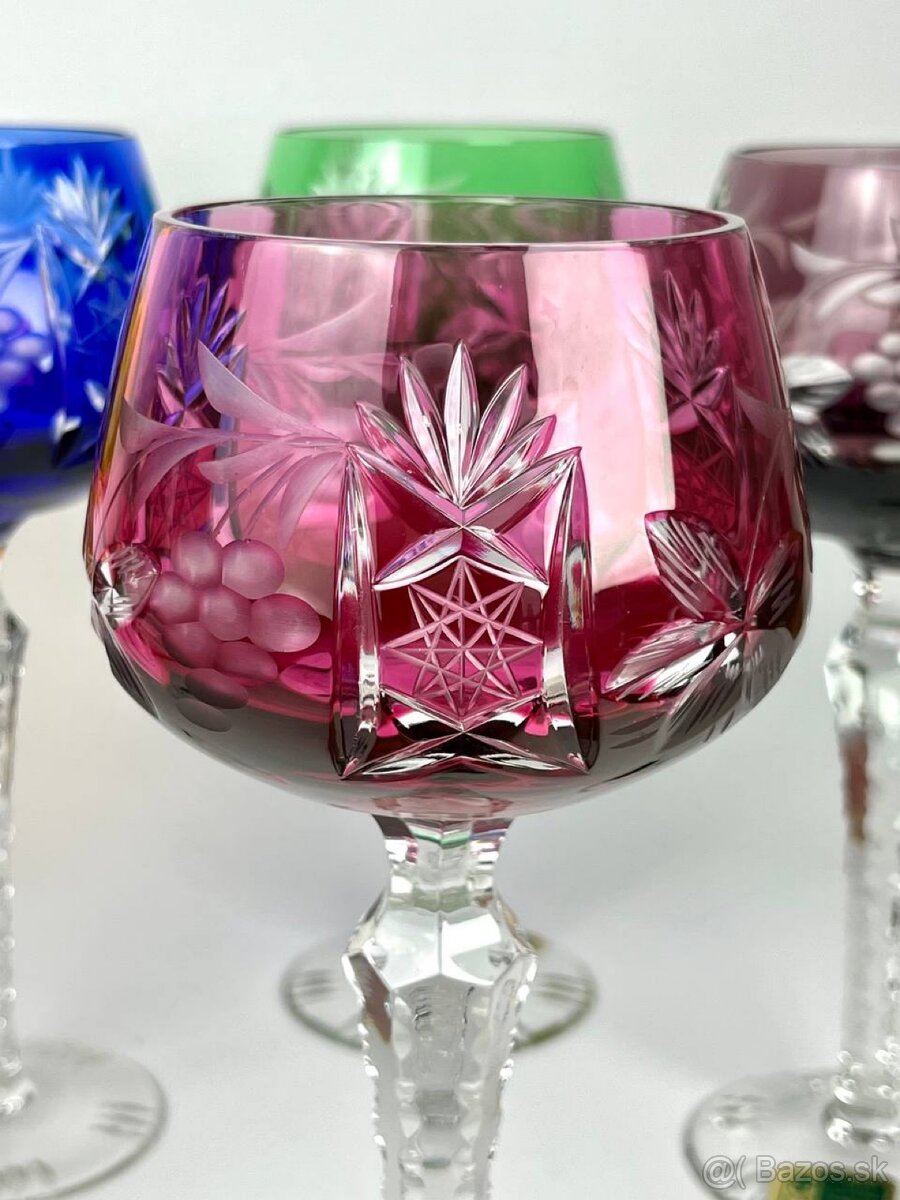 Krištáľové poháre na víno Lausitzer - 3