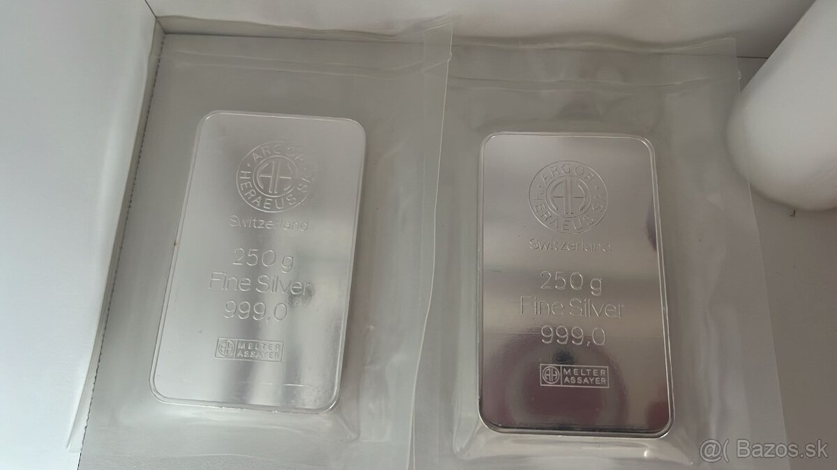 Strieborna tehlicka 250g na predaj - 3