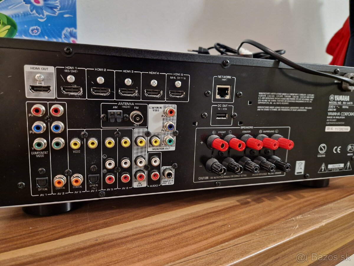 Predam kvalitný receiver Yamaha RX-V475 - 3