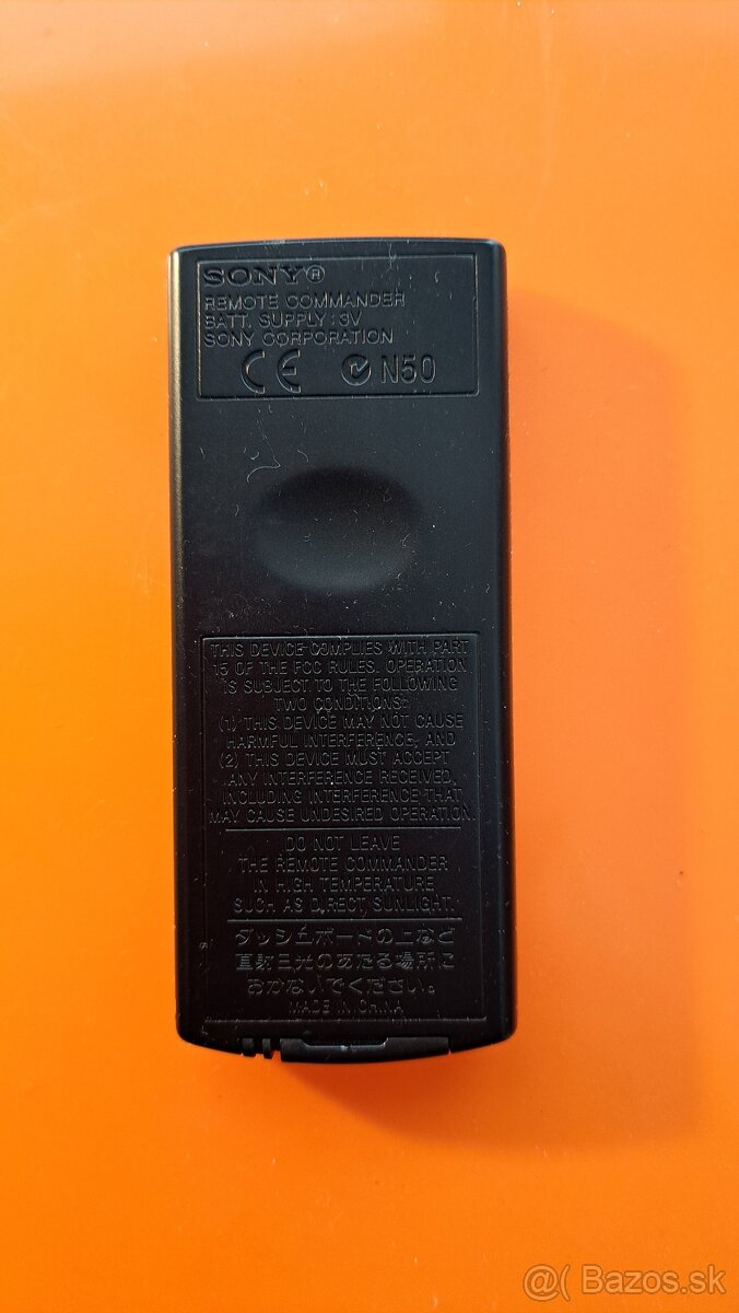 DIALKOVÝ OVLÁDAČ SONY RM-X151 - 3