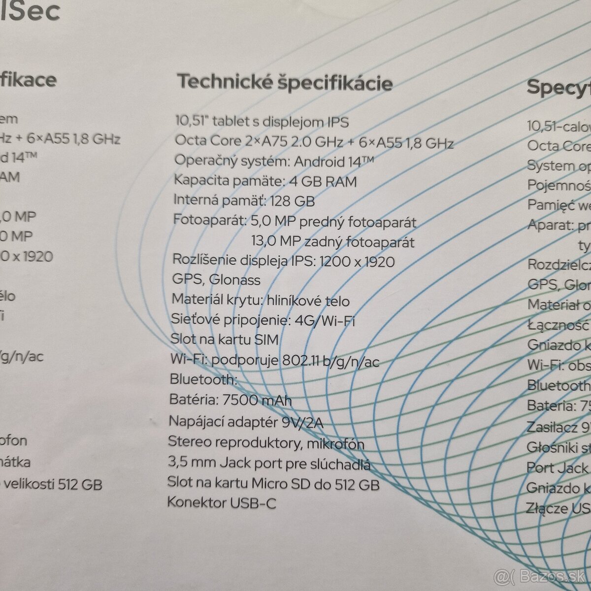 10,51" Tablet 128Gb - 3