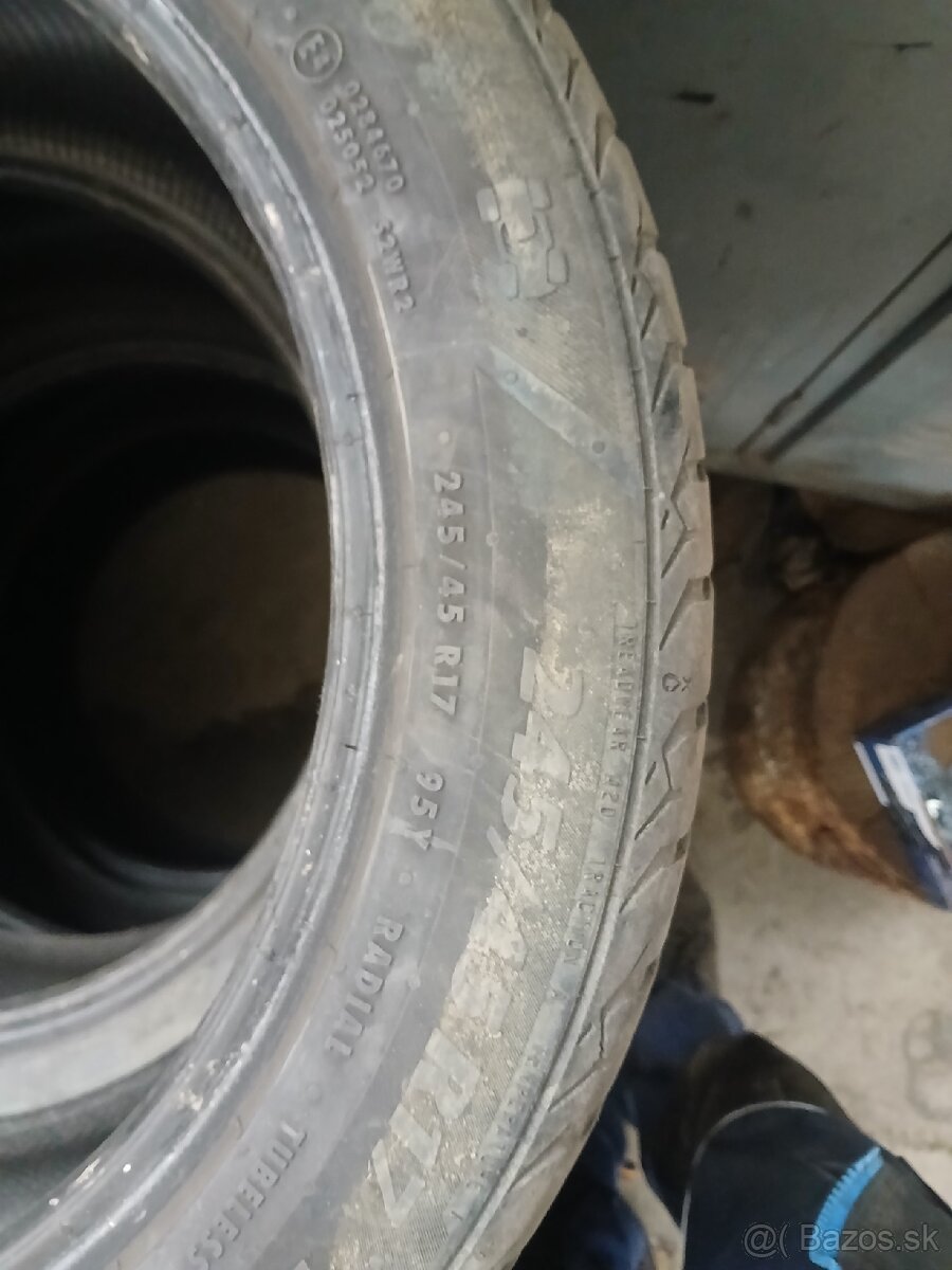 Pneumatiky 245/45 r17 letné - 3