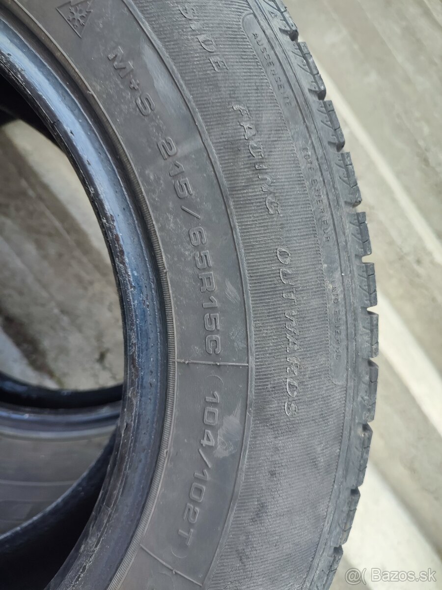 Goodyear Cargo Vector 215/65 r15C 2kusy - 3