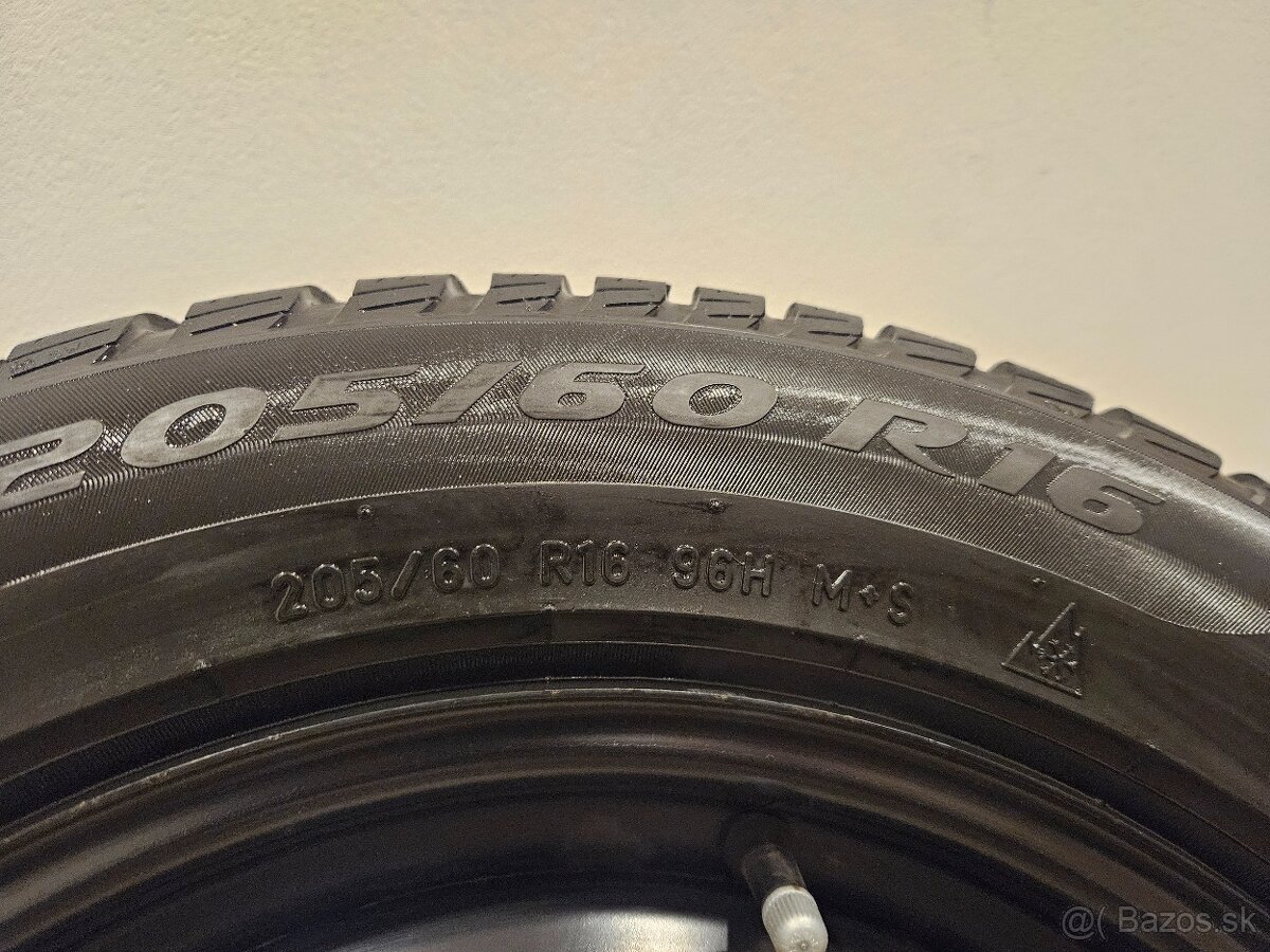 Originálna zimná sada VW - 5x112 r16 + 205/60 r16 96H - 3