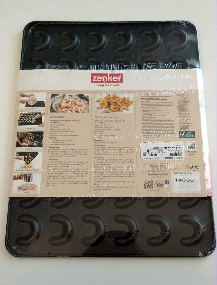 Plech na pečenie vanilkových rožkov (NOVÝ) - 3