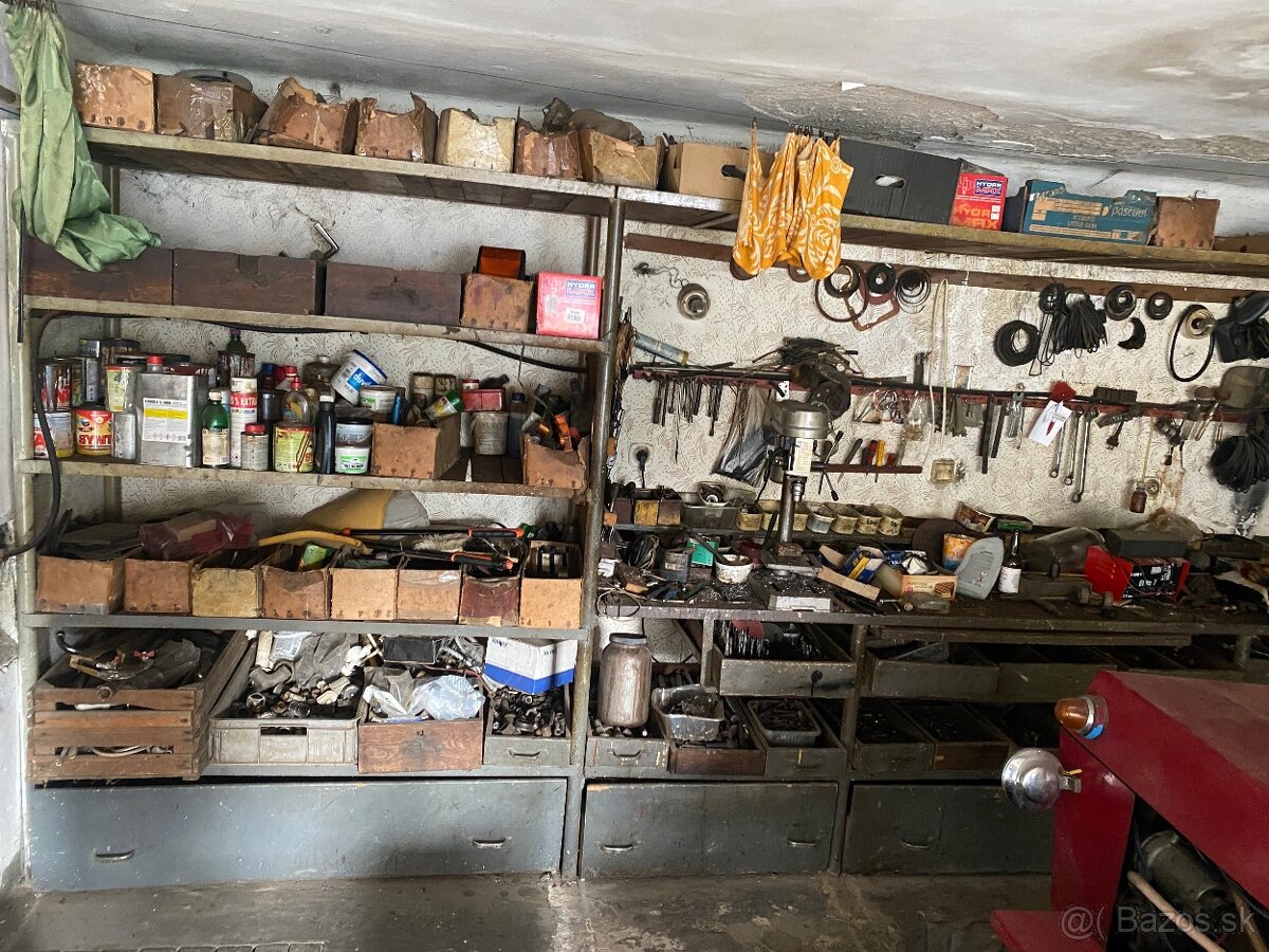 Regál na odkladanie veci, pracovný stôl, ponk - 3