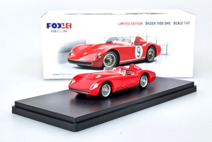 Modely Škoda 1100 OHC Spider 1:43 FOX18 - 3