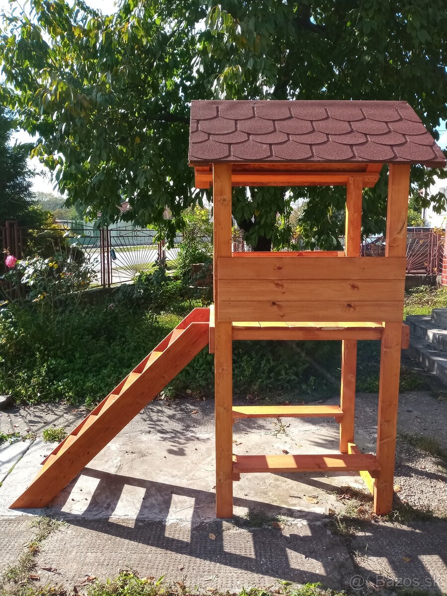 detský domček so šmýkačkou - 3