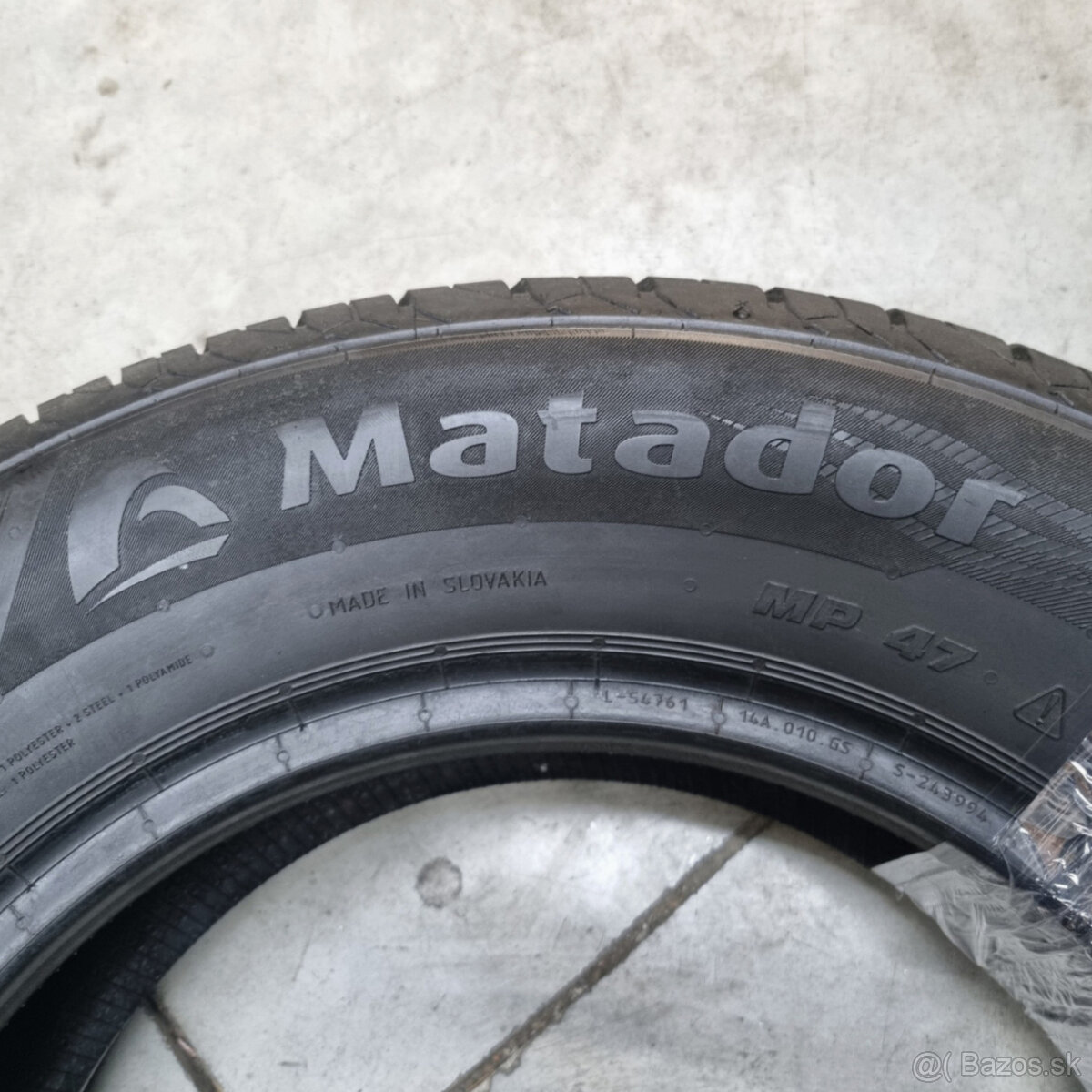 Letné pneumatiky 185/70 R14 MATADOR - 3
