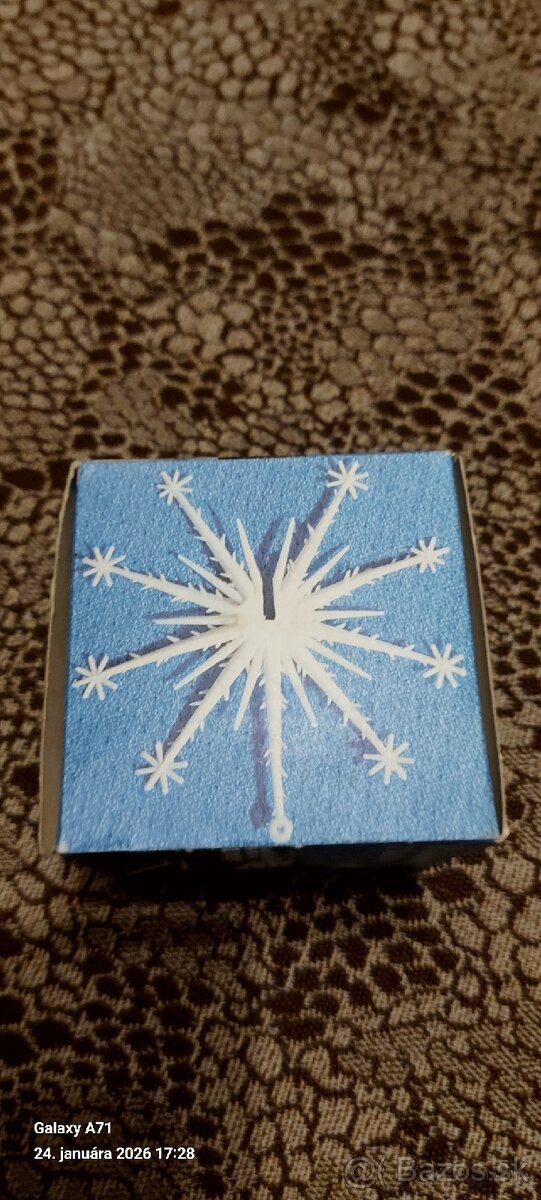 Umelé retro snehové vločky - 3