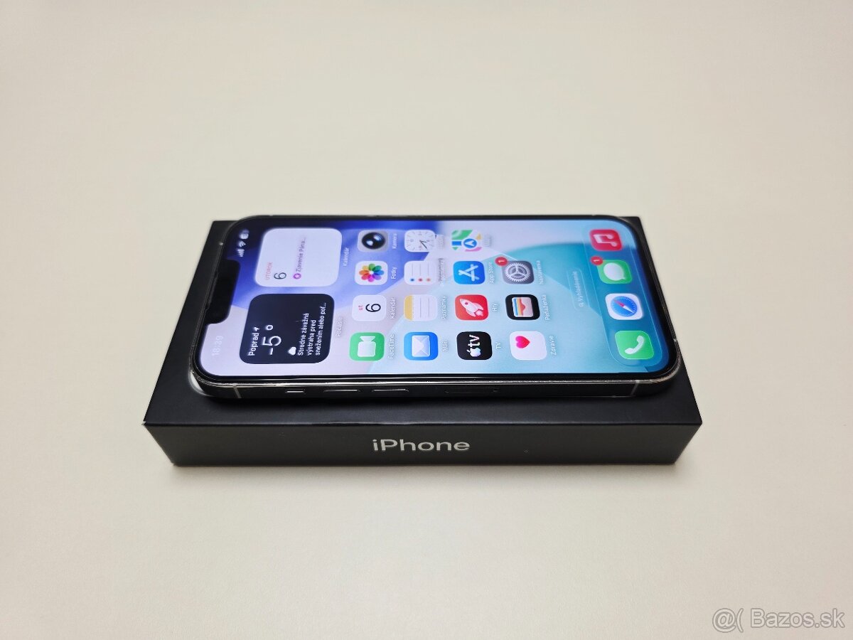 Apple iPhone 13 PRO 128GB SILVER,BATERKA 100% - 3