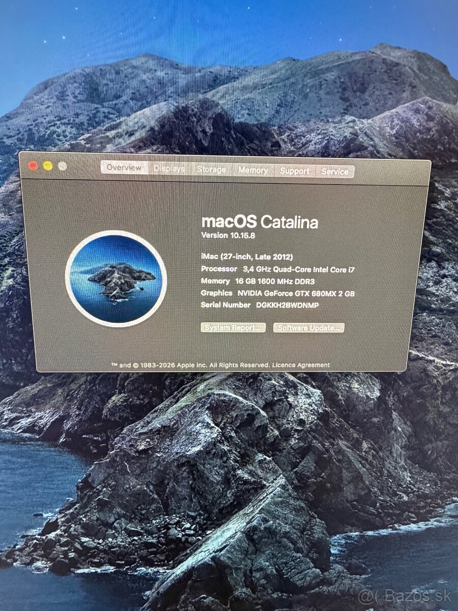 Predam vymenim Imac 27” Late 2012 Intel I7 16GB Ram - 3