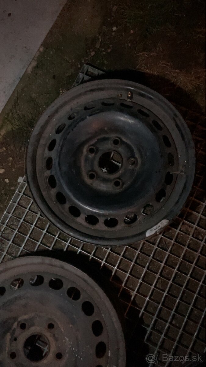 Plechové disky R15 5x112 – sada - 3