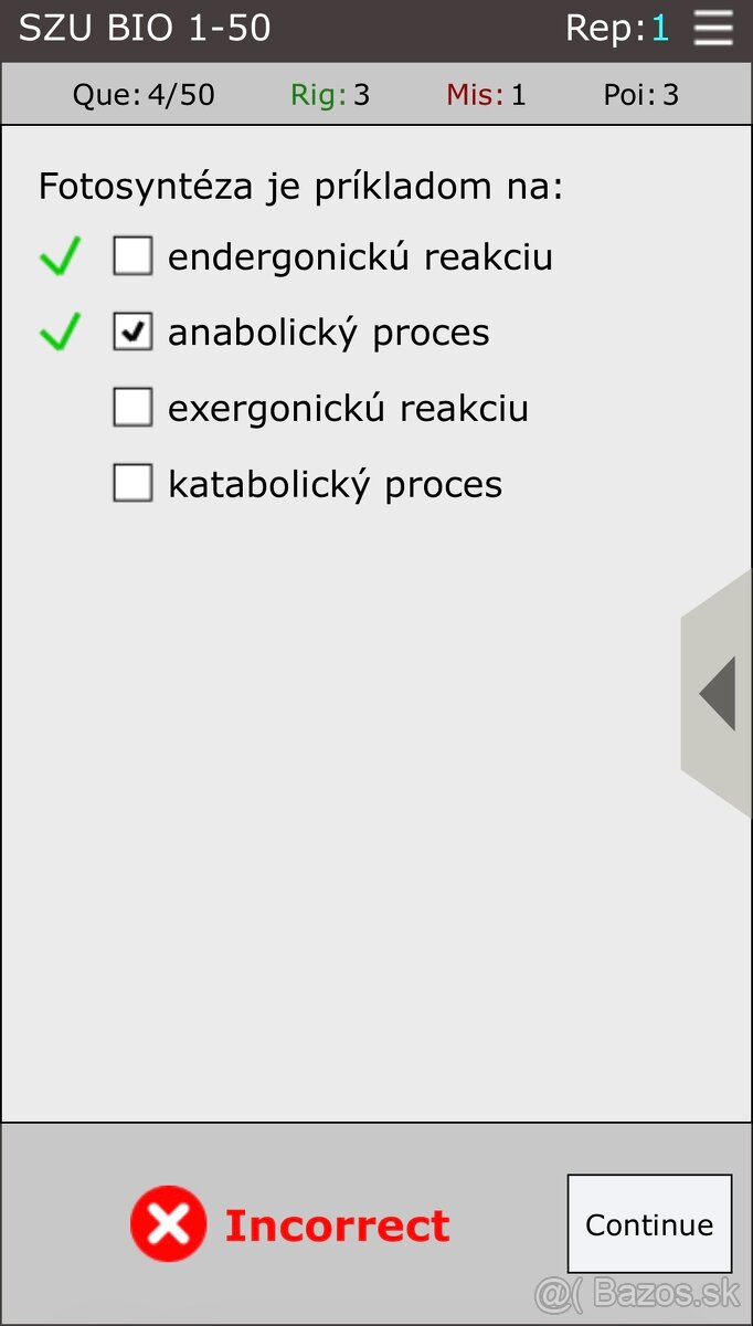 Testy - prijímačky medicína LF SZU - 3