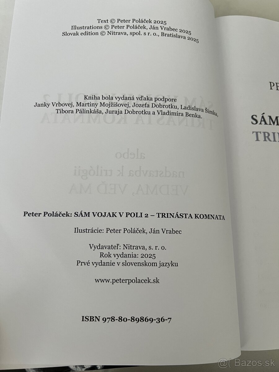 Dve knihy Sám vojak v poli 1,2 - 3