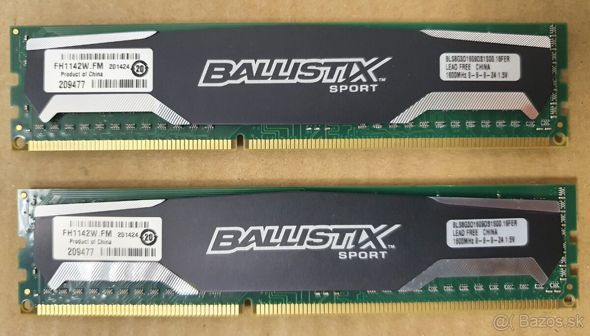 8GB DDR3 1600Mhz, 4GB DDR3 1333Mhz - 3