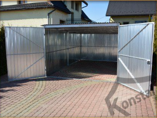 Plechova garaz 3 X 5 m Doprava a montaż gratis po celej SR - 3