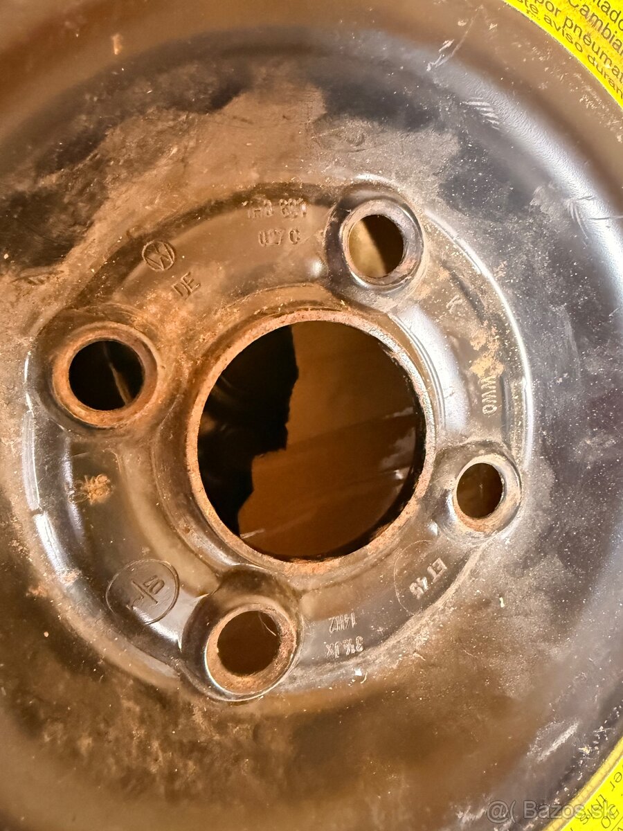 Dojazdove koleso VW 4x100 R14 - 3