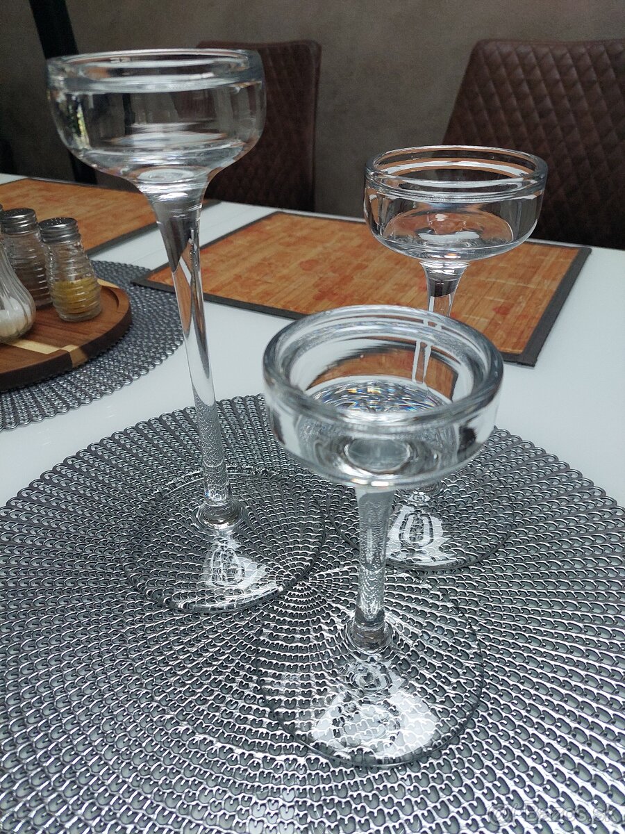 Blomster-3ks svietniky Ikea - 3