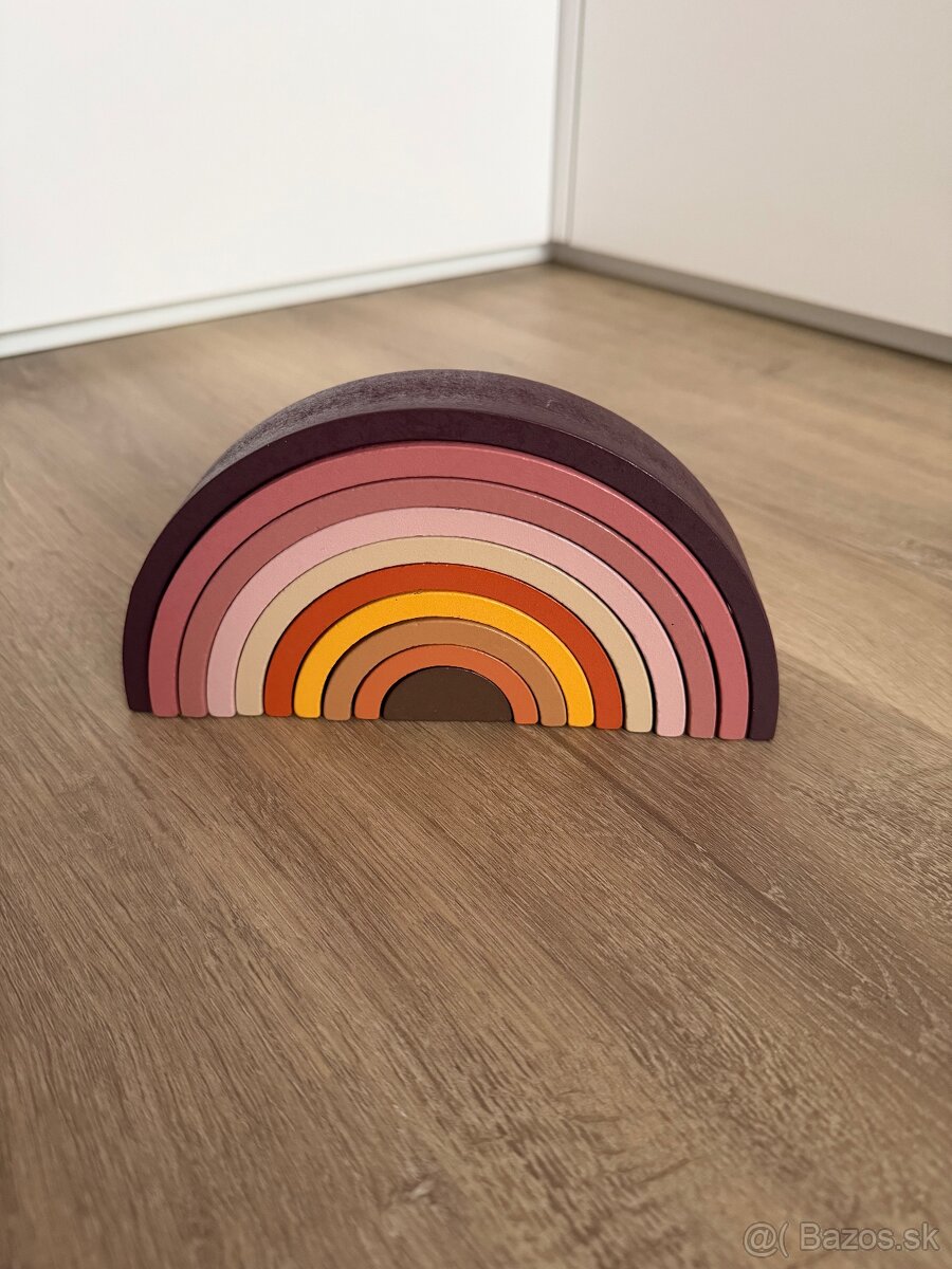 Drevená montessori dúha - 3