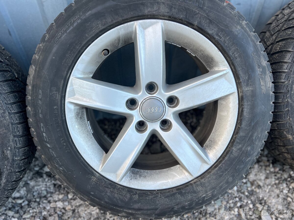 16” 5x112 r16 originál Audi 225/55 r16 - 3