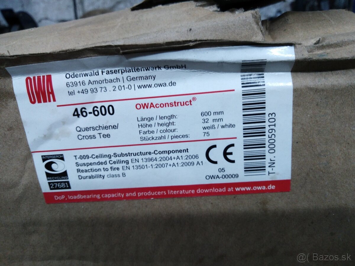 Predám profily OWA na kazetový strop - 3