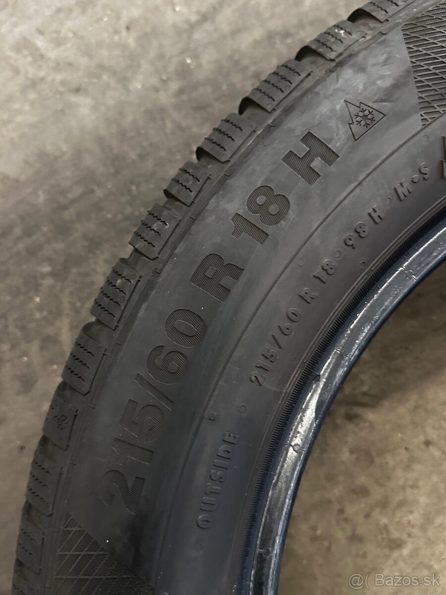 2x ZIMNÉ 215/60 R18 CONTINENTAL WINTERCONTACT - 3