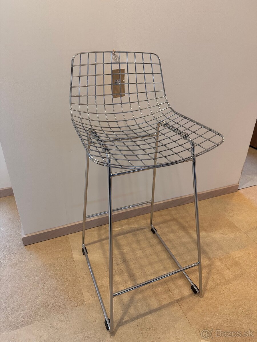 Barové stoličky / nerez / chróm - 3