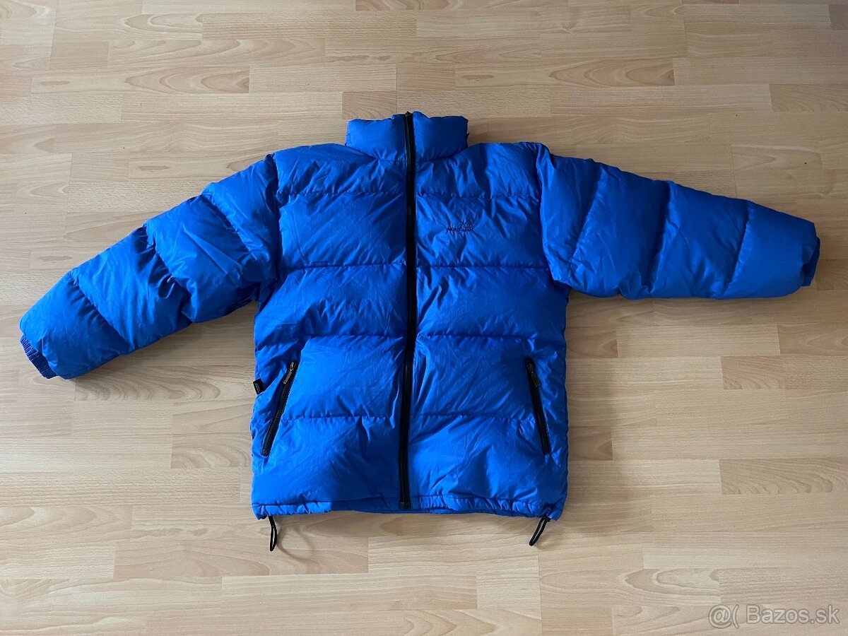 Modrá pánska páperová bunda - 3