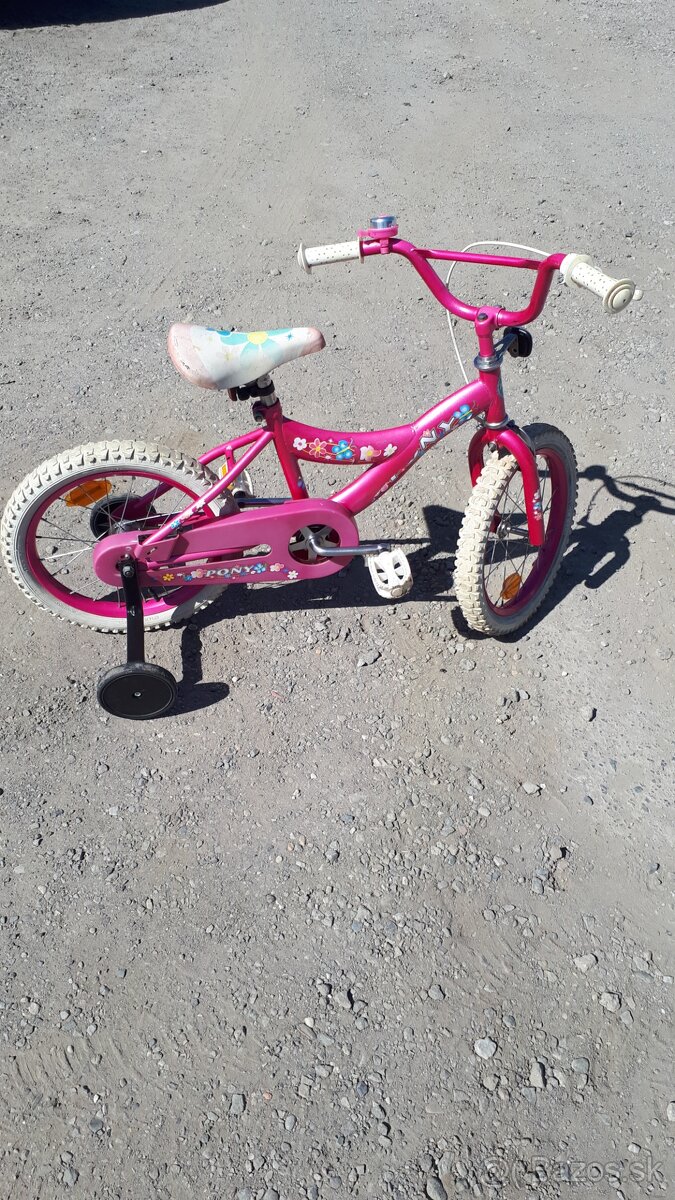 Detský bicykel 16 " pre dievčatko od 3 - 8 rokov - 3
