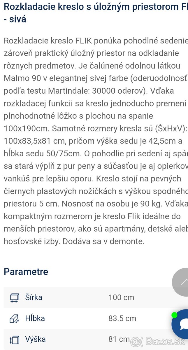 Rozkladacie kreslo - 3