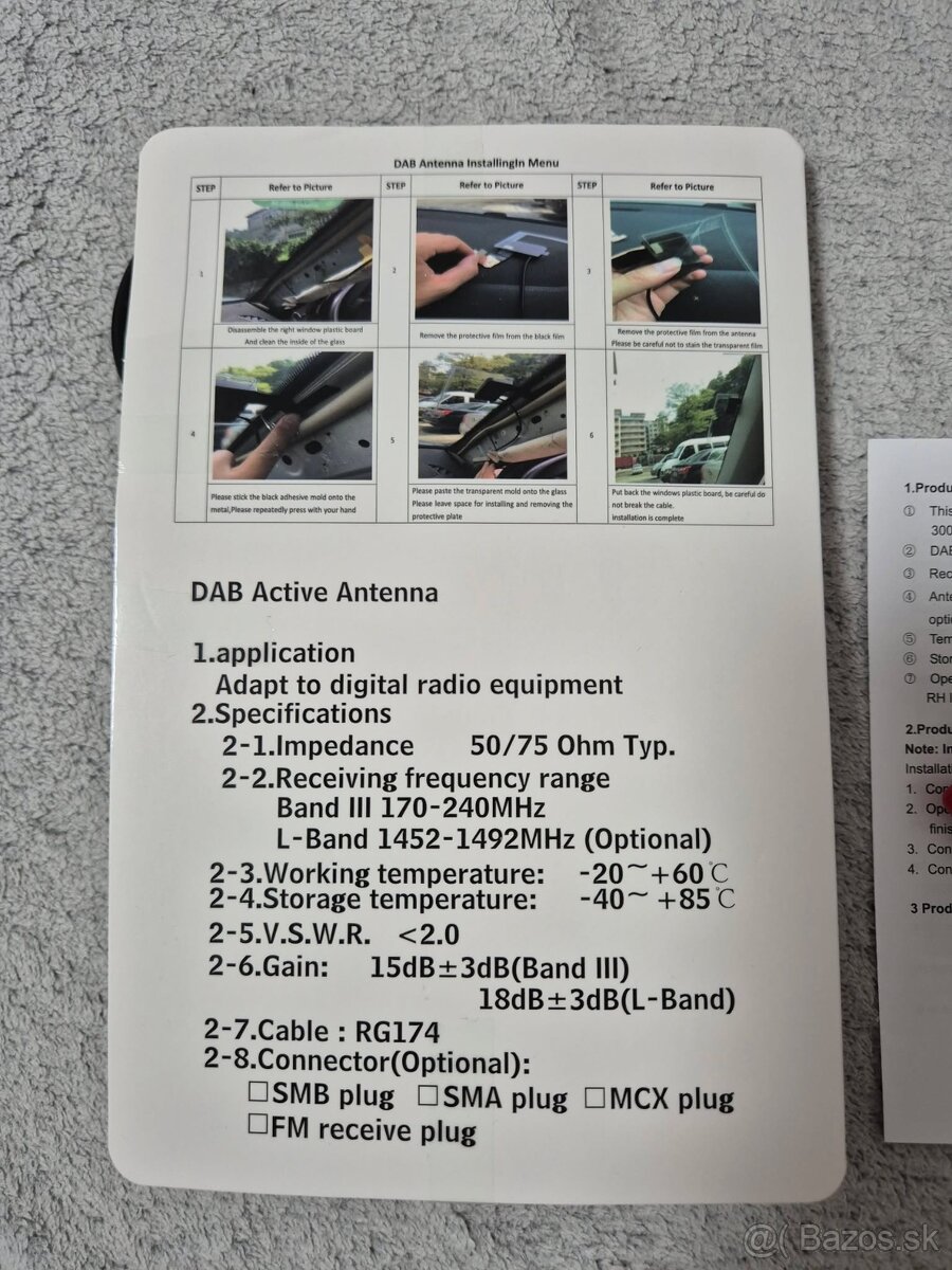 Predám novu dab+ anténu pre android autorádia - 3