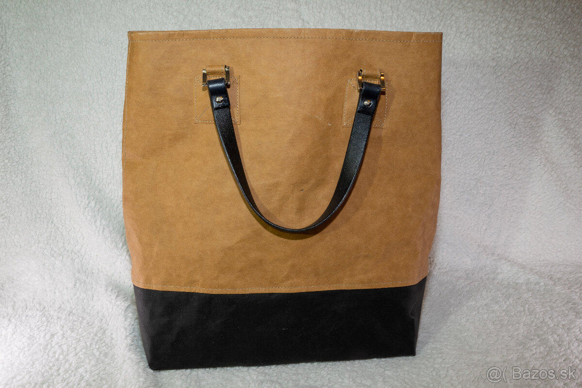 Dámská kabelka Soňa – z Kraft Texu (prateľného papiera) - 3