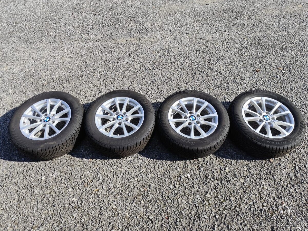 BMW disky 5x120 + Zimné pneumatiky 225/55 R16 s TPMS - 3