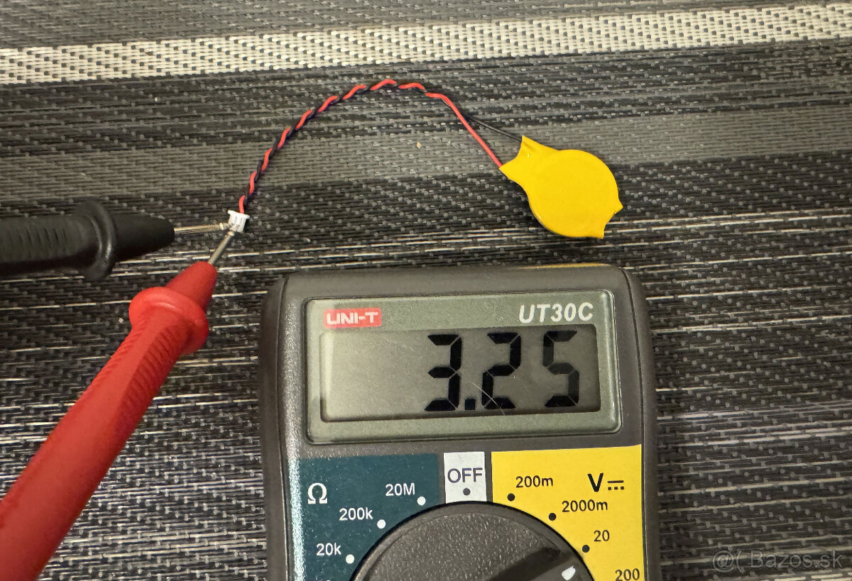 Batérie CMOS CR2032 a CR2016 - 3